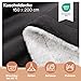 Blumtal Premium Sherpa Kuscheldecke flauschig 150x200 cm - Oeko-Tex zert. Sofa Decke mit Dicker Sherpa-Innenseite - super Flauschige Decke extra dick und wärmend - Plüschdecke - Anthrazit