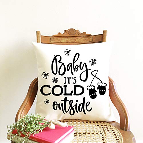 Kacopol Christmas Decorations Pillow Covers Red Black Buffalo Check Plaid Christmas Quotes Farmhouse Decor Throw Pillow Case Cushion Cover 18" X 18" Xmas Gifts (Buffalo Plaid Xmas Quotes) #TOP5