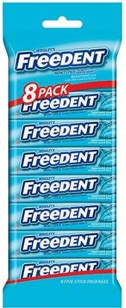Wrigley's Freedent Spearmint 8 ct