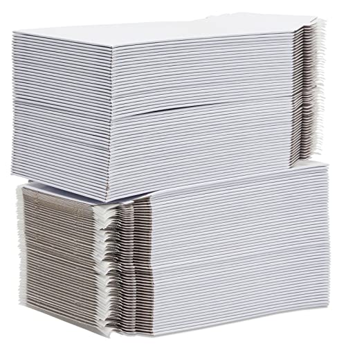 100 Pack Stay Flat Rigid Mailers 6X8, Self Adhesive Bulk White Cardboard Envelopes For Shipping Photo, Documents #TOP5