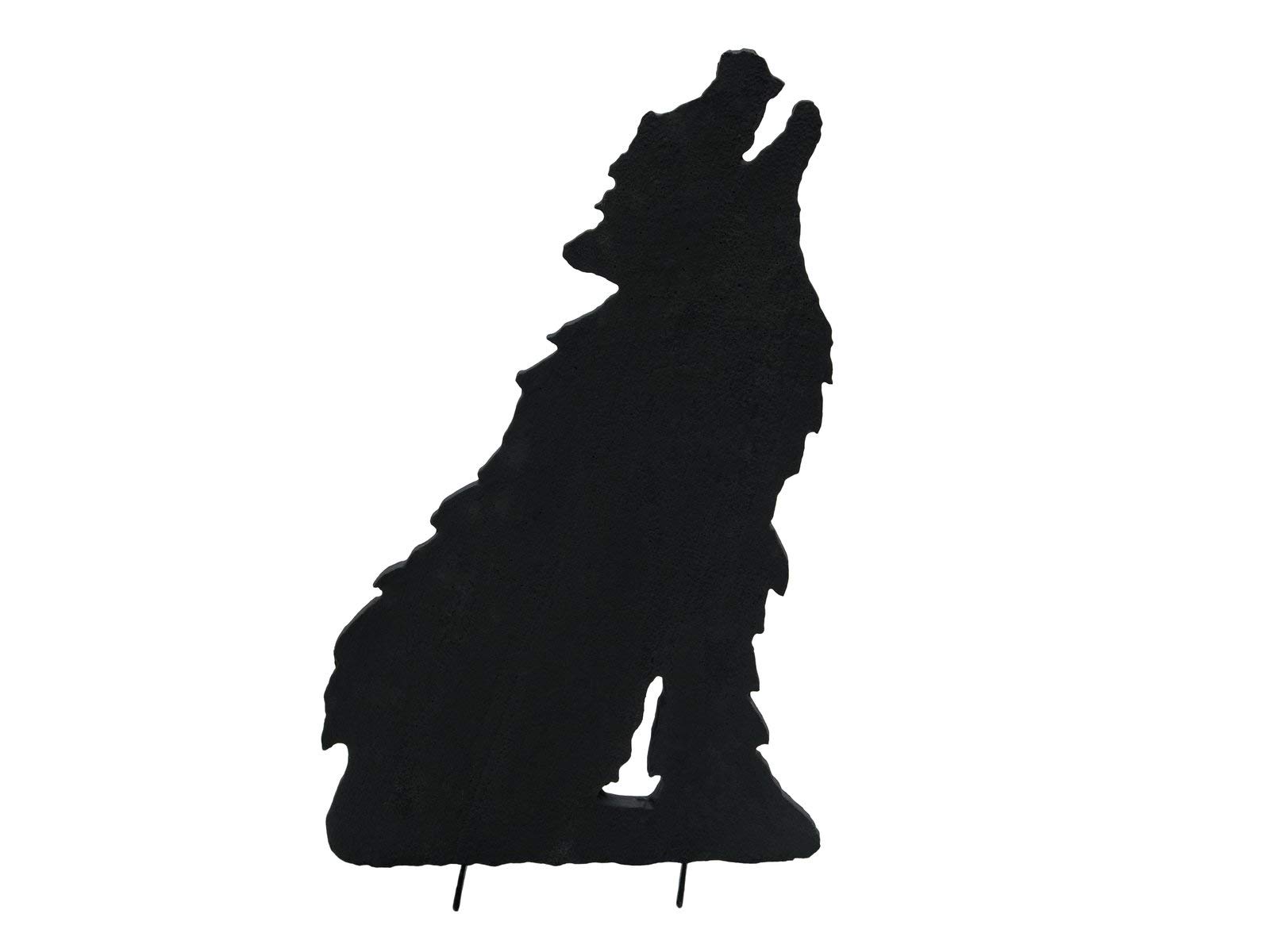 Silhouette Wolf Europalms multicolore en polystyrène léger de 63 cm de haut