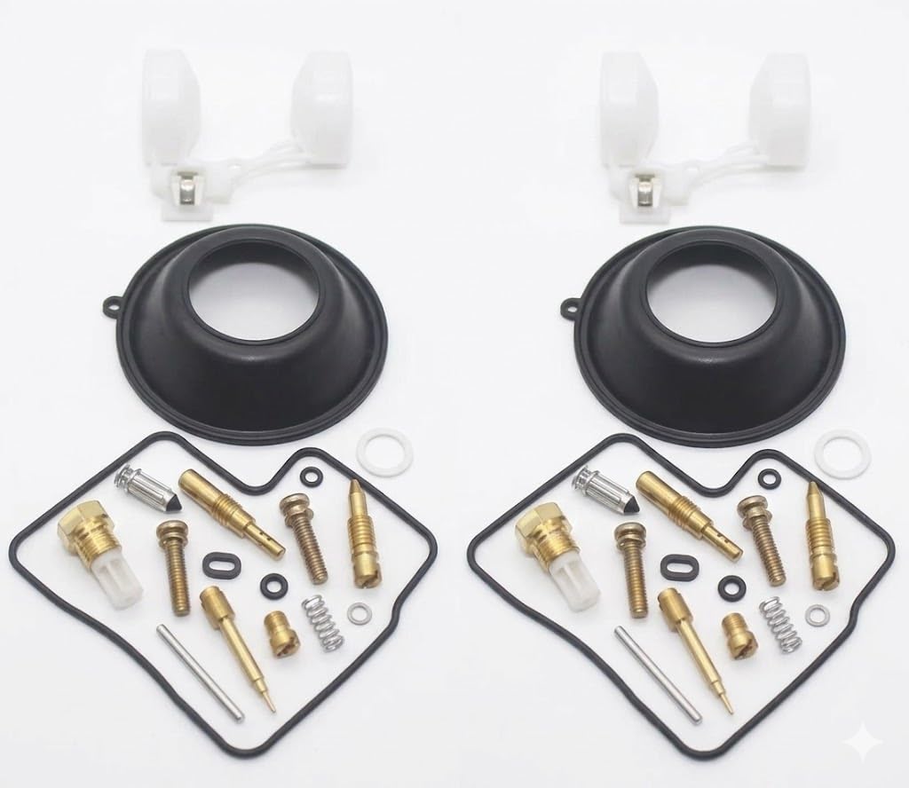 Kit revisione carburatore compatibile con Honda XL TRANSALP 600 1987-2000 guarnizioni, galleggiante, spillo, getti, membrana