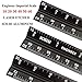 Vowcarol Architect Scale and Engineer Scale Set - Two Aluminum Rulers with Velvet Bags(12 inches Imperial Scale)