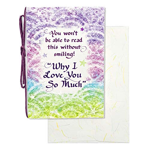 Carte romantique Blue Mountain Arts avec enveloppe pour déclaration amoureuse