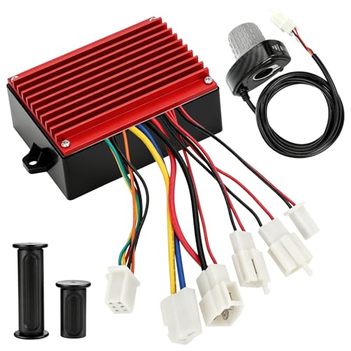 Image of MX500 Controller and Throttle Compatible with Razor MX650 SX500 McGrath Dirt Rocket Bike, 36V Control Module for RSF650 Electric Dirt Bike Motocross EcoSmart Scooter Parts Twist Throttle Grips