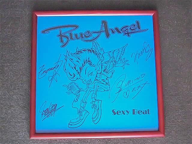 Amazon.co.jp: BLUE ANGEL ブルーエンジェル 額入り サイン ジャケット 