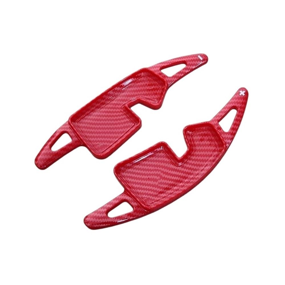 Lace2t Carbon Fiber Red Car Shift Paddles Car Steering Wheel Shift Paddle Extension For 5 Series 2024-2025 For X3 2025 For X1