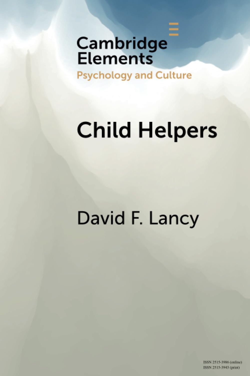 Child Helpers (Elements in Psychology and Culture)