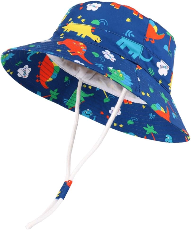 LANGZHEN Sun Protection Hat for Kids Toddler Boys Girls Wide Brim