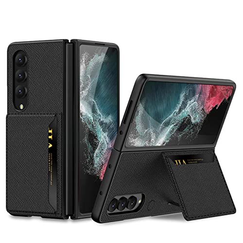 Étui pour Samsung Galaxy Z Fold 4 idéal en voyage avec fente pour carte bleue