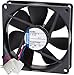3412NGLE, DC Fan Axial Sintec-Sleeve Bearing 12V 8V to 15V 35.9CFM 23dB (92 X 92 X 25.4mm)