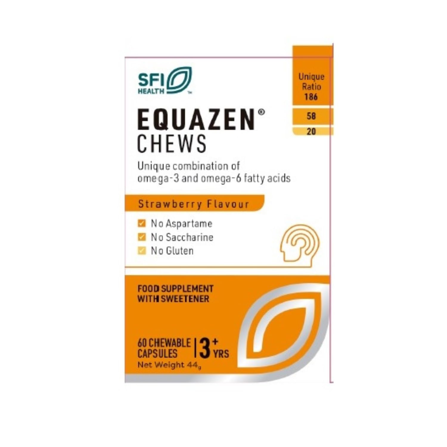 VITAE EQUAZEN EYE-Q chews infantil 60cap. – contribue au fonctionnement normal de l’organisme au quotidien, gélules qui facilitent la supplémentation quotidienne, boîte de 60 gélules et est conçu pour