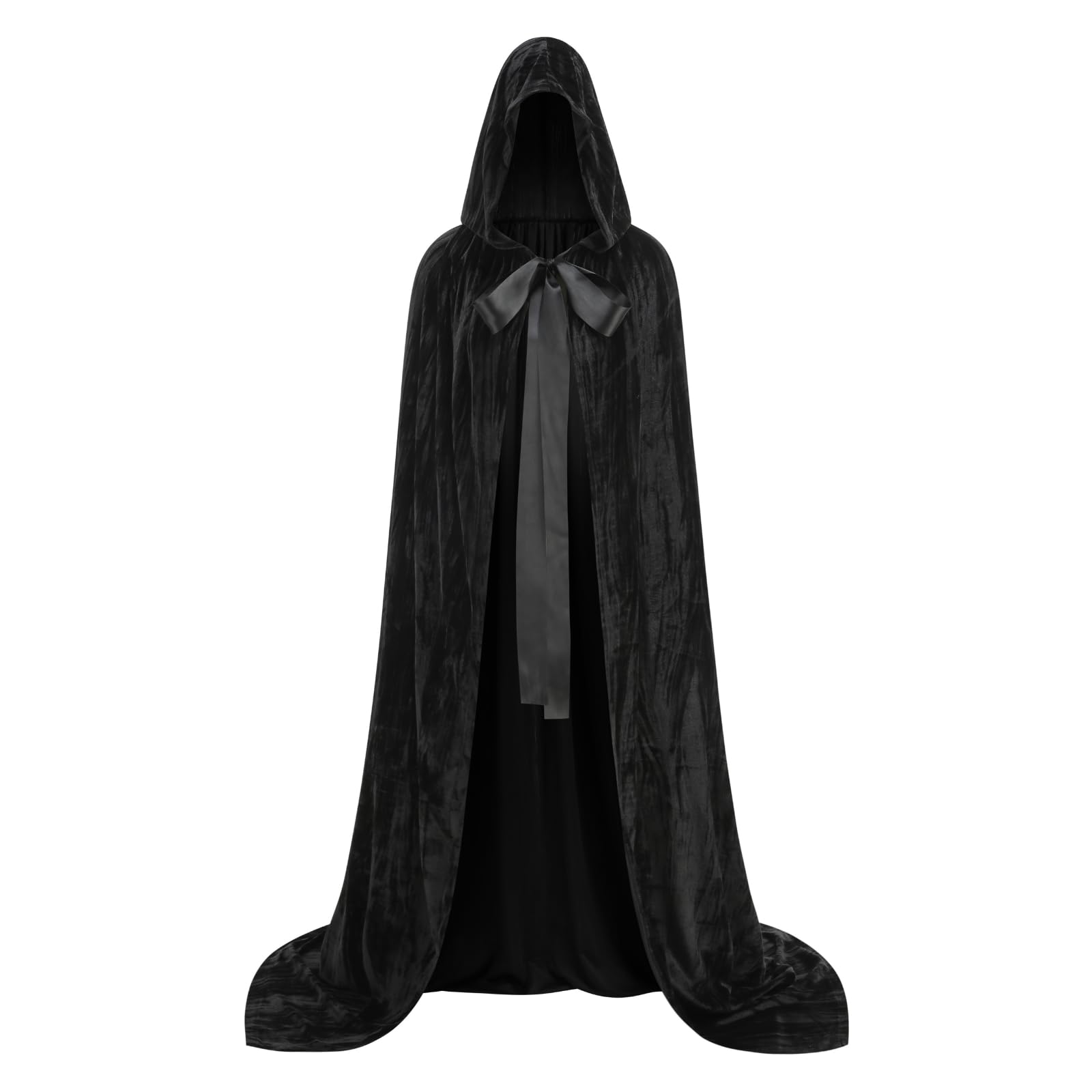 HAPNBCELE Womens Velvet Cape Hooded Cloak