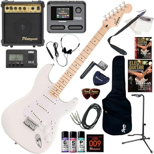 �y�Z�b�g�i�zSquier �G���L�M�^�[���S�ғ��� �m���g���������f�� �}���`�G�t�F�N�^�[�������Ă�I�ŋ���20�_�Z�b�g Sonic Stratocaster HT/AWT�i�A�[�N�e�B�b�N�z���C�g�j