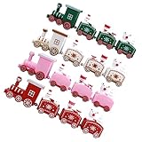 Tren navideño con muñeco de nieve: decorado al estilo navideño y con decoraciones de mini muñecos de nieve, estos mini trenes están llenos de navideño y obsequios para fiestas navideñas