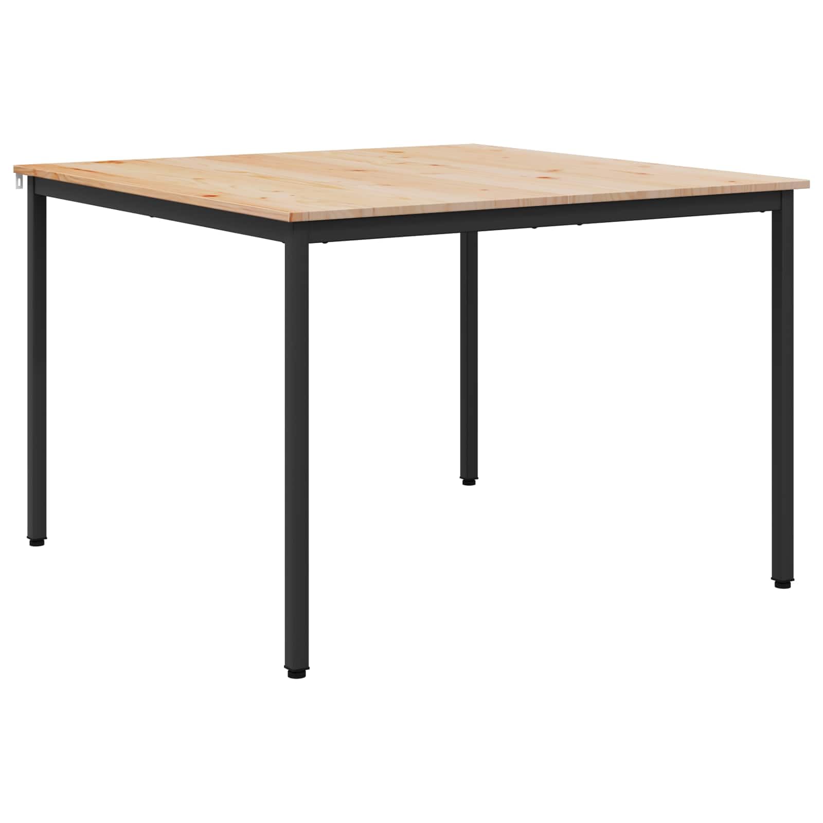 Table à manger en pin moderne pour des repas conviviaux en famille dans le salon