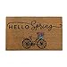 Produktbild Elrene Home Fashions Farmhouse Living Fußmatte aus Kokosfaser, natürliche Eingangsmatte, Haustür-Dekoration, 45,7 x 76,2 cm, Hello Spring Bike