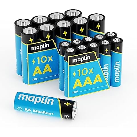 Maplin 10x AA and AAA Alkaline Batteries Cover