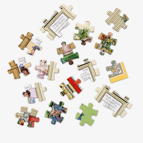 Image of Clarkson Potter The World of Jane Austen - A Conversation Puzzle: 500-Piece Jigsaw Puzzle for Adults