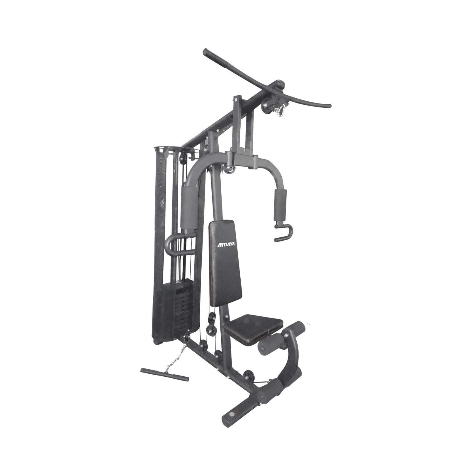 Amaya Sport - Multiestación Ajustable para Entrenamiento Funcional en Casa, Máquina de Musculación Compacta y Resistente, Placas de 100 Libras