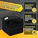 HOMEXCEL Microfiber Cleaning Cloths 12 Pack, Premium 16 x 16 inch Microfiber Towel for Cars, Ultra Absorbent Car Washing Cloth, Lint Free Streak Free Wash Cloths for Car, Kitchen, and Window, Black