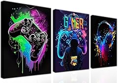 Cool Black Game Canvas