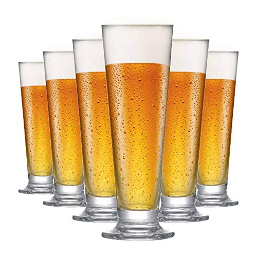 Jogo de Taças Para Cerveja Arena M Cristal 385ml 6 Pcs - Ruvolo
