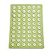 Produktbild Soleebee Leder Legierung Click Buttons Sammel Pad zur Aufbewahrung/Präsentation von 60 Stück 18mm Click-Button Schmucksache Charme Schautafel/Display Board (Grün)