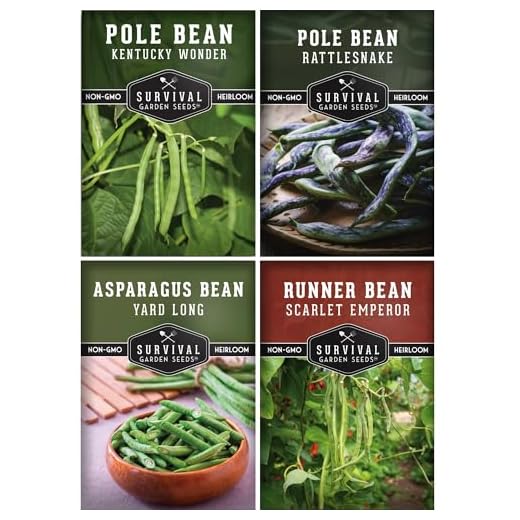 Pole Bean Seed Collection for Planting – Survival Garden Seeds