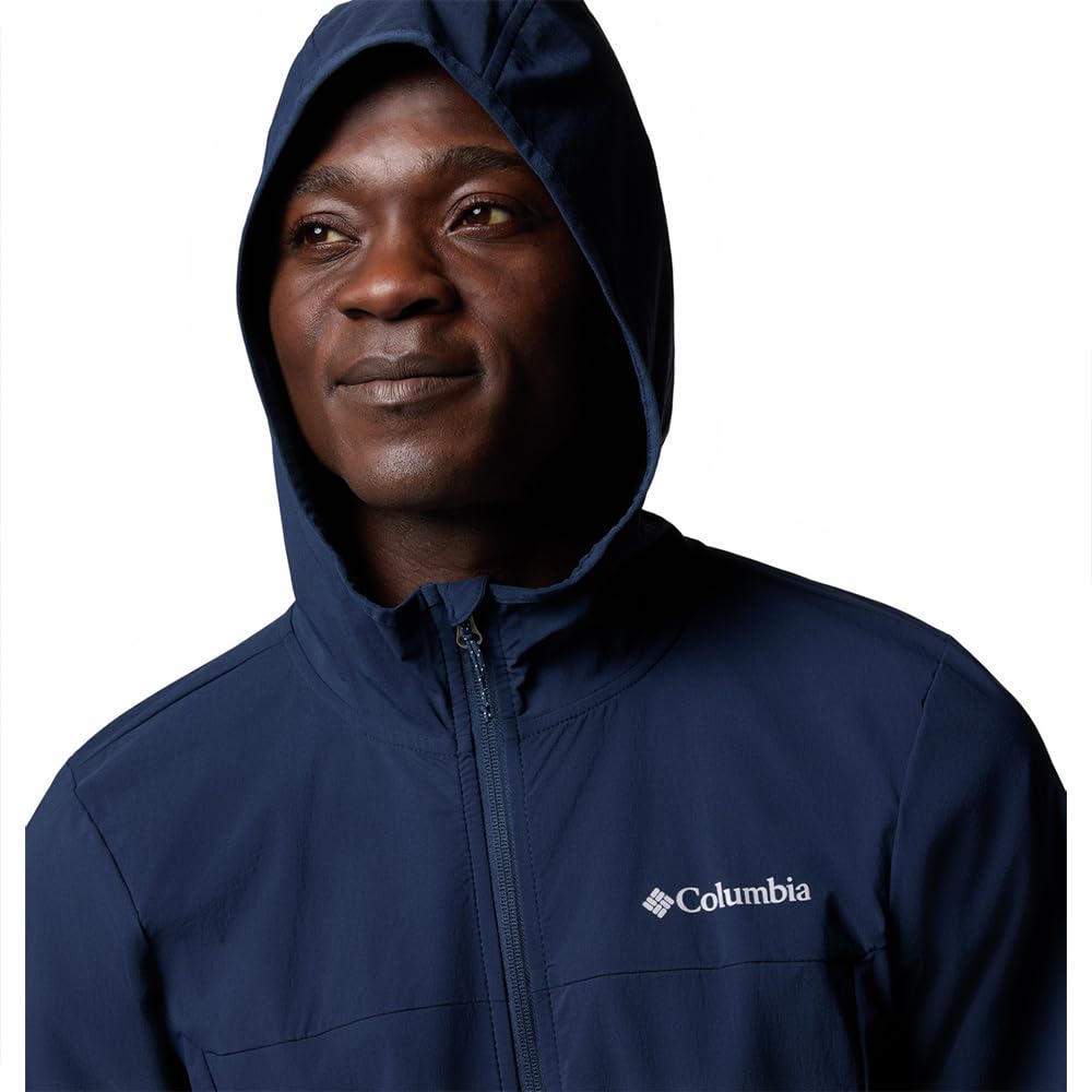 Columbia Heather Canyon II Hooded Jacket, Chaqueta De Softshell Cortavientos para Hombre