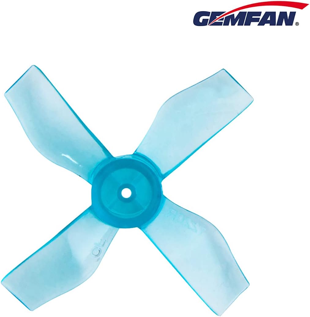 Gemfan 31mm Props 1220 4-Blade PC Propeller with 1.0mm Shaft Micro Whoop Drone Props for 0703-1103 Brushless Motor 16pcs 8CW 8CCW