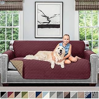 Sofa Shield Original Patent Pending Reversible Large Sofa Protector for Seat Width up