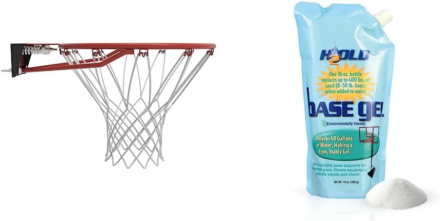 Lifetime 5820 Slam-It Basketball Rim, 18 Inch, Orange and BaseGel Polymer for Basketball Goal Bases