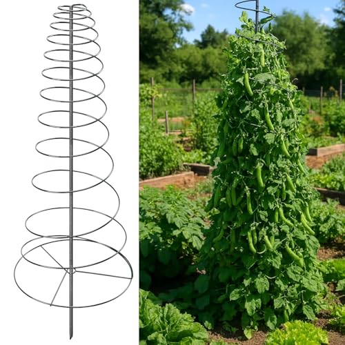Spiral Frame Trellis for Climbing Plants Outdoor -72'...