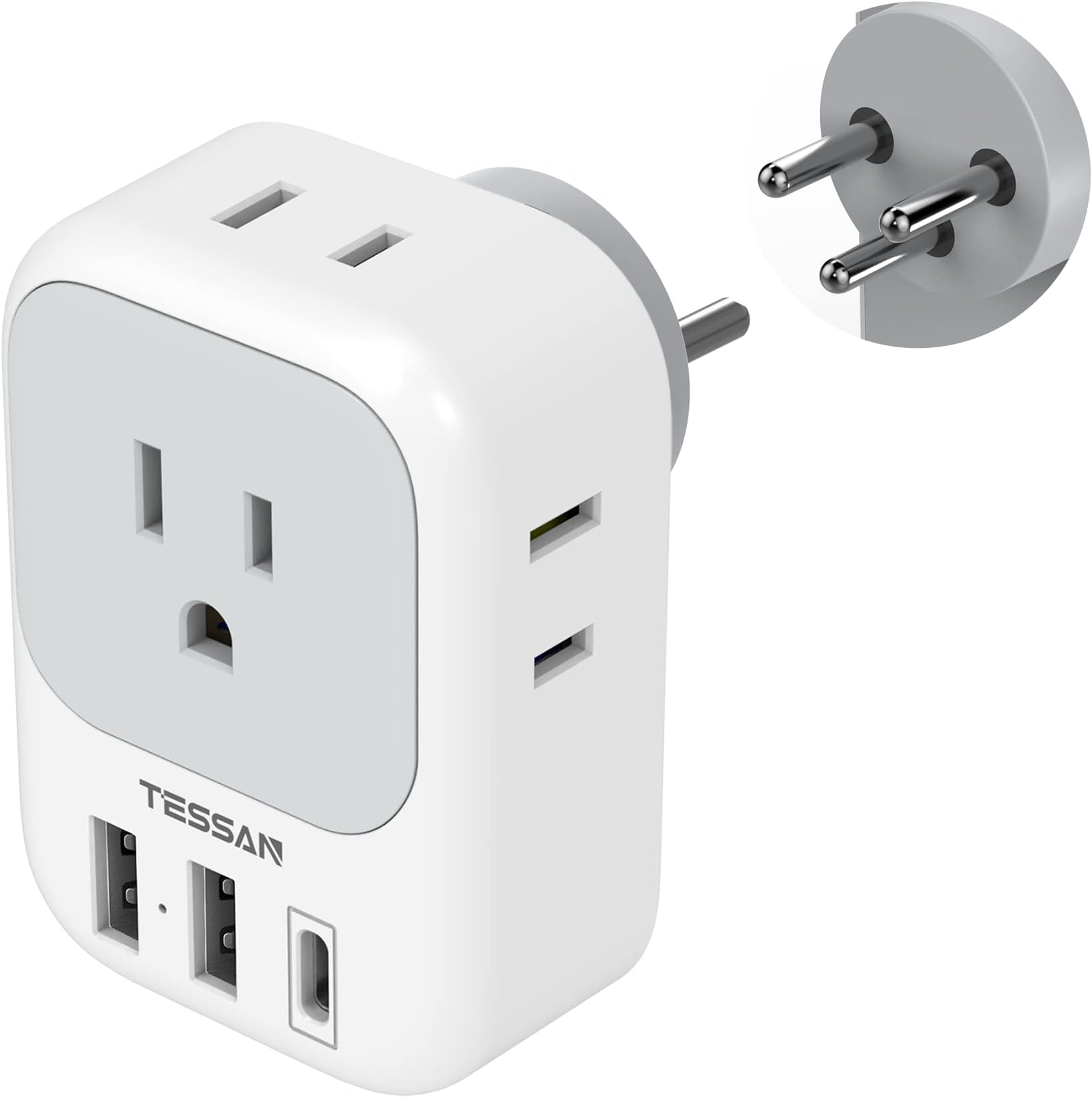 United States to Israel Travel Power Adapter to Connect