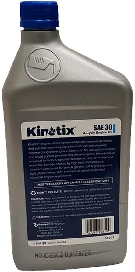 Proven Part 5 Oil Filters 10 Quarts 30W Oil Fits Kawasaki 49065-2017, Fits Briggs 499532, Fits Kohler 12-050-01