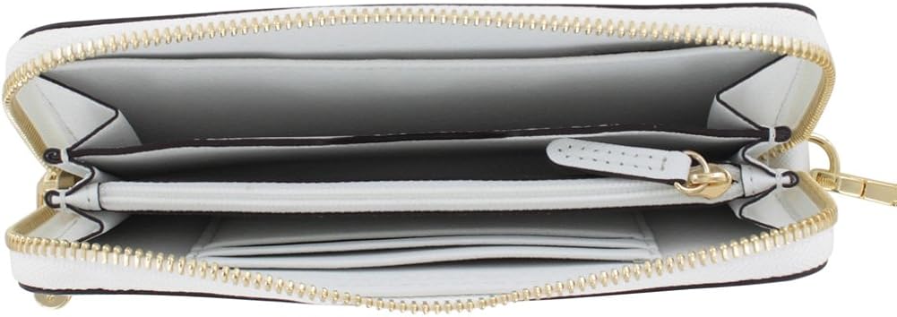 Michael Kors Jet Set Women's Travel Large Coin Wallet White