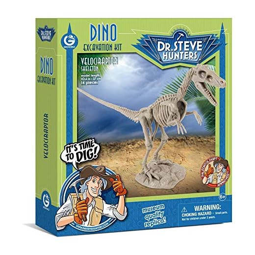 Geoworld - Kit de Excavacion con Velociraptor Dr. Steve (Tachan 90891031)