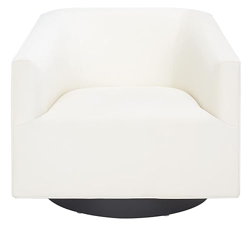 Home Collection Birdie Cream Velvet Accent Swivel Chair (Fully Assembled)