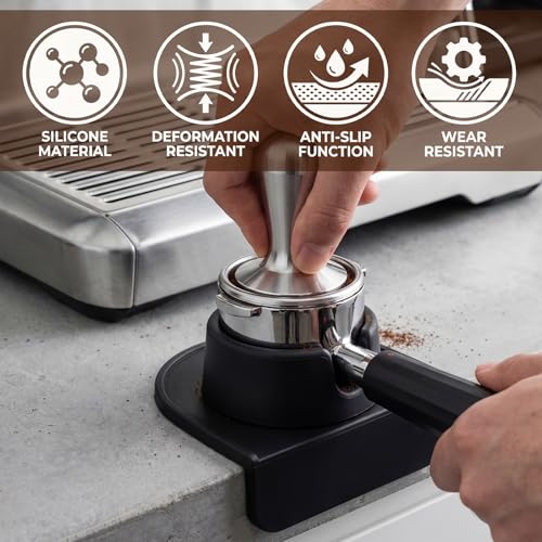 Eulihent Tamper Station, Coffee Tamper Base for Luxe Café Premier ES601, Robust and Non-Slip Tamping Station, Silicone Coffee Tamper Base for Ninja Luxe Cafe — view 3