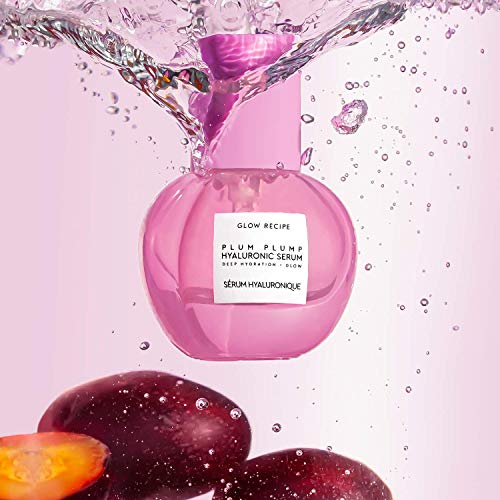 Glow Recipe Plum Plump Hyaluronic Serum - Hyaluronic Acid Hydrating Serum & Plum Oil For Fine Lines & Wrinkles - Vitamin B5, Silk Protein & Vegan Collagen Face Serum - Skin Plumping Glow Serum (30Ml) #TOP3