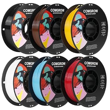 Comgrow PETG 3D Printer Filament 1.75mm, Dimensional Accuracy +/- 0.02 mm