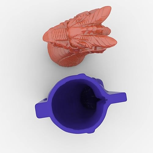 Miniatura 5 de Molde de silicona para velas de Dragon Head, molde para jabón, fondant, chocolate, pastel, caramelo, resina epoxi, cera de bricolaje, arcilla