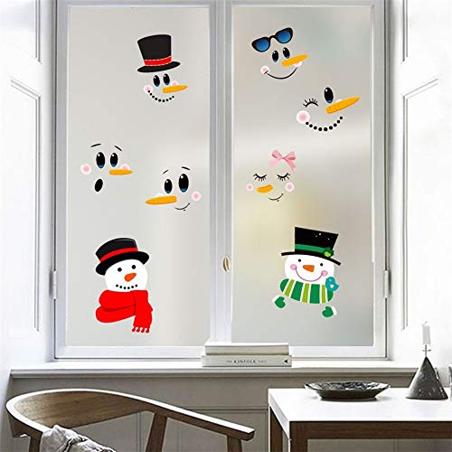 Pegatinas de Cara de Muñeco de Nieve Kiddale Navidad miniatura 4