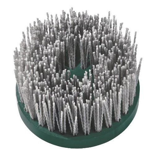 Brosse de plateau METABO Ø 130 mm grain P 46 pour acier bois et plastiques - vue 3