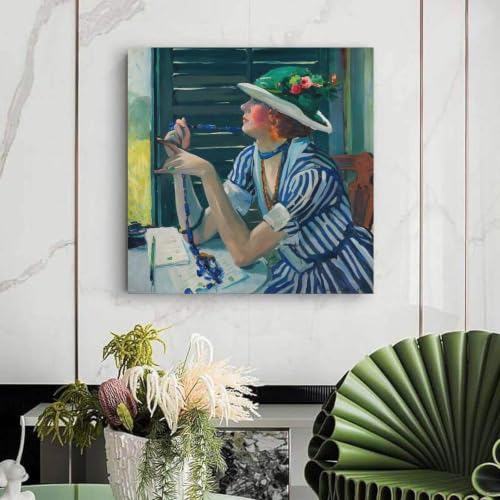 Lienzo Jane Peterson The Answer de 20x20 pulgadas que embellece tu hogar moderno 5