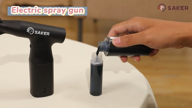 SAKER iSH09-M933976mn Electric Cordless Paint Sprayer for Car, Cordless Airbrush Handheld Portable Spray Paint Gun for Painting Cars,Cabinet, Paint R