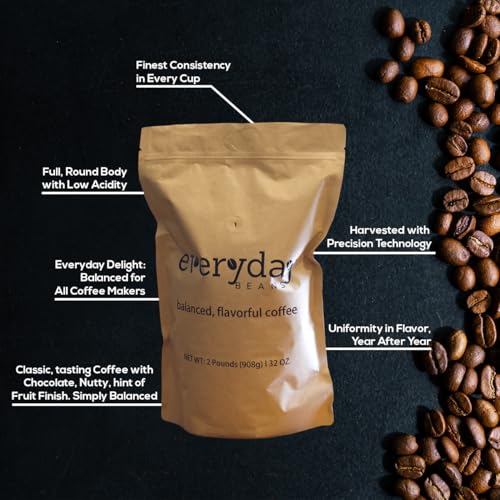 Café En Grano Tostado Medio 32 oz Everyday Beans miniatura 4