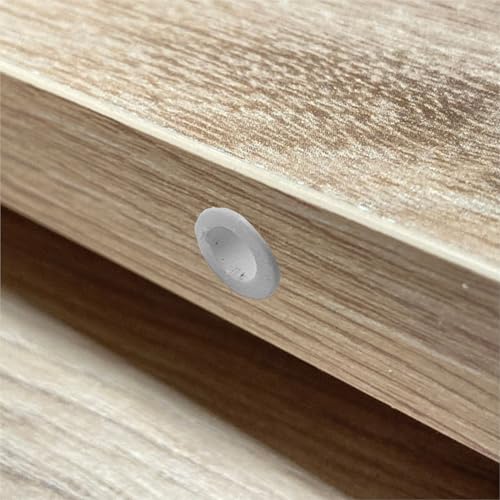 cyclingcolors 10x goupille de guidage centrage pion plastique mâle femelle pour étagère coulissante rallonge de table meuble universel, blanc – vue 5