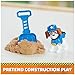 Rubble & Crew, Charger & Wheeler Action Figures, with Kinetic Build-It Sand & 2 Building Tools, PAW Patrol Kids Toys for Boys & Girls Ages 3 and Up